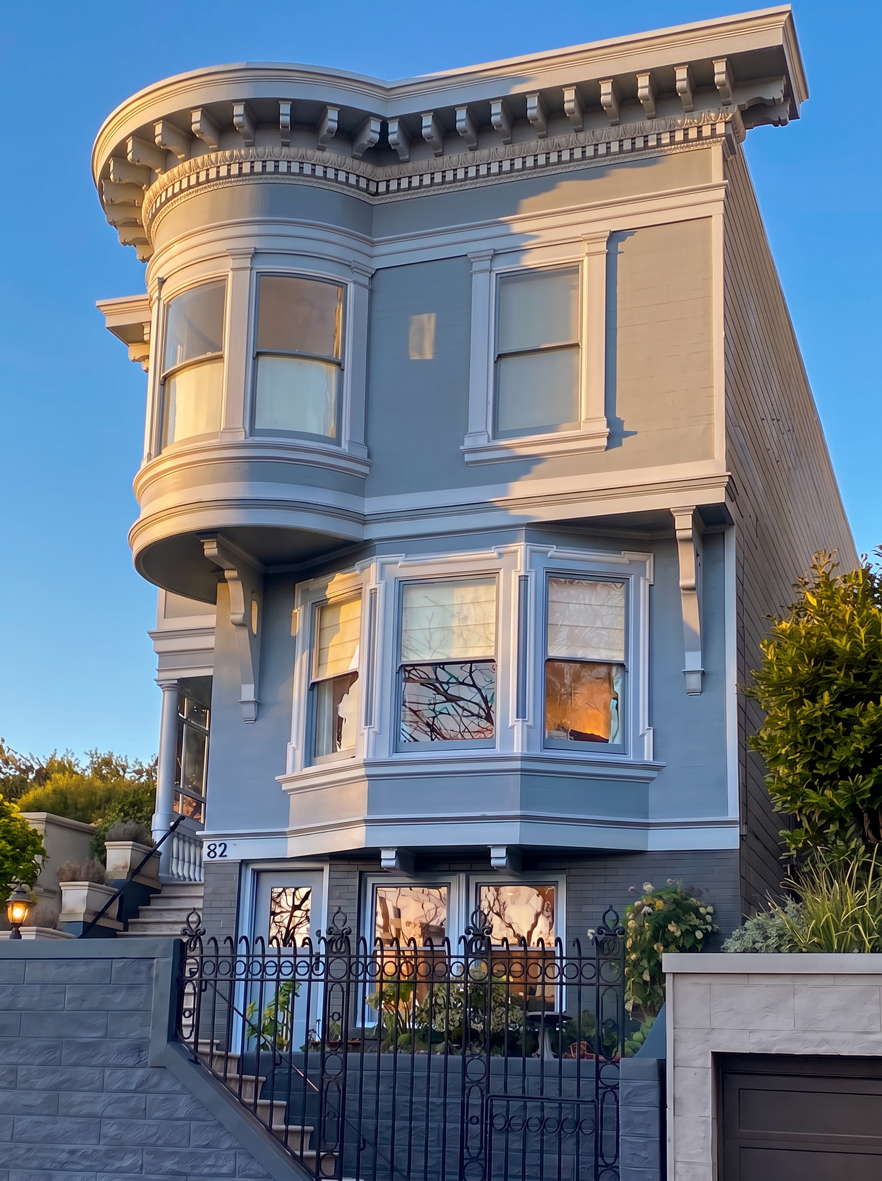 Victorian Exterior Restoration project in San Francisco, CA by MC Remodeling